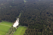 Aerial view of Staffelbach in Fluorn-Winzeln in the state Baden-Wuerttemberg, Germany
