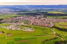 From the north in Geislingen in the state Baden-Wuerttemberg, Germany