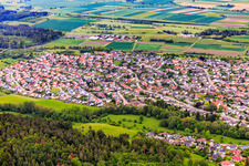 From the southeast in Rangendingen in the state Baden-Wuerttemberg, Germany