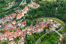 Castle of Haigerloch above the Eyach in Haigerloch in the state Baden-Wurttemberg, Germany