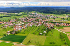 From the west in the district Wittershausen in Vöhringen in the state Baden-Wuerttemberg, Germany