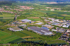 Industrial estate and company settlement with Wilhelm Geiger GmbH & Co. KG in the district Gueltstein in Gueltstein in the state Baden-Wurttemberg, Germany