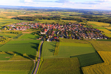 From the north in the district Vollmaringen in Nagold in the state Baden-Wuerttemberg, Germany