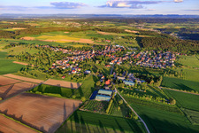 Village view from the northwest in the district Betra in Horb am Neckar in the state Baden-Wuerttemberg, Germany