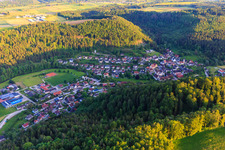 From the northwest in the district Glatt in Sulz am Neckar in the state Baden-Wuerttemberg, Germany