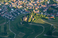Aerial view of Castle Ortenberg in Ortenberg in the state Baden-Wuerttemberg, Germany