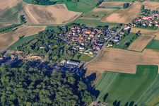 Holzhauser Straße in the district Linx in Rheinau in the state Baden-Wuerttemberg, Germany
