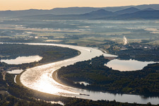 Rhine knee old head ground at Greffern in the district Greffern in Rheinmünster in the state Baden-Wuerttemberg, Germany