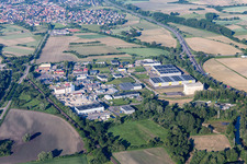 Ried industrial zone in Herrlisheim in the state Bas-Rhin, France