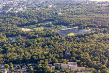 Wildparkstadion from the southwest in the district Oststadt in Karlsruhe in the state Baden-Wuerttemberg, Germany