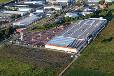 Bauhaus in Bruchsal in the state Baden-Wuerttemberg, Germany