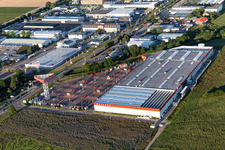 Building of the construction market Bauhaus Bruchsal in Bruchsal in the state Baden-Wurttemberg, Germany