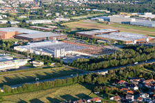 Aerial photograpy of Refresco Group in Bruchsal in the state Baden-Wuerttemberg, Germany
