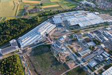 SEW Eurodrive in the district Graben in Graben-Neudorf in the state Baden-Wuerttemberg, Germany seen from above
