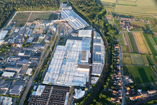 SEW Eurodrive in the district Graben in Graben-Neudorf in the state Baden-Wuerttemberg, Germany viewn from the air