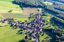 Aerial photograpy of Lembach in the state Bas-Rhin, France