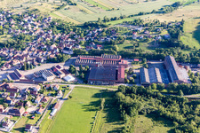 Oberbronn in the state Bas-Rhin, France out of the air