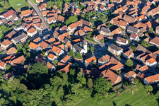 Mulhausen in the state Bas-Rhin, France seen from above