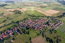 Bird's eye view of Mulhausen in the state Bas-Rhin, France