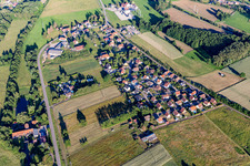 Oblique view of Val de Moder in the state Bas-Rhin, France