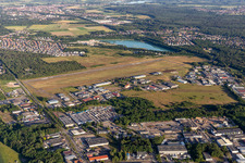 Aerodrome in the district Zone Activite Aerodrome in Hagenau in the state Bas-Rhin, France