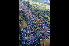 Schirrhein in the state Bas-Rhin, France out of the air