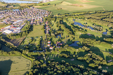 Aerial photograpy of Baden-Baden Golf Club in Soufflenheim in the state Bas-Rhin, France