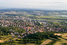 Aerial view of District Wollmatingen in Konstanz in the state Baden-Wuerttemberg, Germany