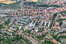 Goethestr in Arnstadt in the state Thuringia, Germany