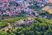 Mühlburg Castle Ruins in the district Mühlberg in Drei Gleichen in the state Thuringia, Germany