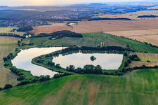 Crumbach Ponds in Friedrichroda in the state Thuringia, Germany