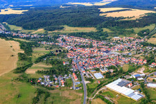 From the northwest in the district Gräfenroda in Geratal in the state Thuringia, Germany