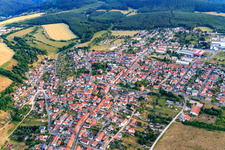 From the northeast in Geschwenda in the state Thuringia, Germany