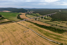 A71 valley bridge over the Zahme Gera in Martinroda in the state Thuringia, Germany