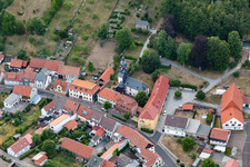 Church building in the town center in the district Angelroda in Martinroda in the state Thuringia, Germany