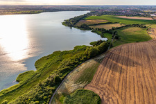 Bathing area at Unteruckersee in Prenzlau in the state Brandenburg, Germany
