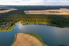 Quast Beach in the district Seehausen in Oberuckersee in the state Brandenburg, Germany