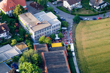 Aerial photograpy of District Litzelstetten in Konstanz in the state Baden-Wuerttemberg, Germany