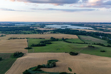 View of the Oberuckersee from the southwest in the district Suckow in Flieth-Stegelitz in the state Brandenburg, Germany