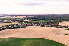 From the north in the district Melzow in Oberuckersee in the state Brandenburg, Germany