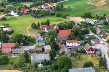 Protestant Church in the district Melzow in Oberuckersee in the state Brandenburg, Germany