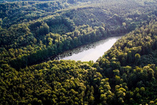 District Litzelstetten in Konstanz in the state Baden-Wuerttemberg, Germany from above