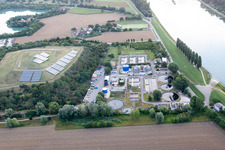 Sonnenberg sewage treatment plant in Speyer in the state Rhineland-Palatinate, Germany