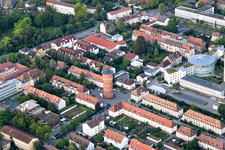 Water tower in Speyer in the state Rhineland-Palatinate, Germany
