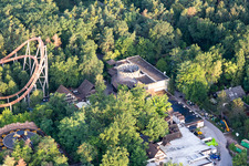 Drone image of Holiday Park in Haßloch in the state Rhineland-Palatinate, Germany