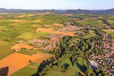 From the northeast in the district Mühlhofen in Billigheim-Ingenheim in the state Rhineland-Palatinate, Germany