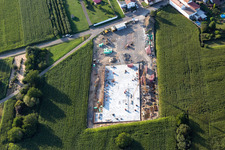 Lidl demolition in the district Heiligenstein in Römerberg in the state Rhineland-Palatinate, Germany