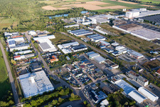 Industrial area In den Birkenwiesen in Offenbach an der Queich in the state Rhineland-Palatinate, Germany