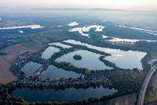 Aerial view of Binsfeld in Speyer in the state Rhineland-Palatinate, Germany