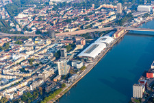 Building of the shopping center Rhein-Galerie in Ludwigshafen am Rhein in the state Rhineland-Palatinate, Germany